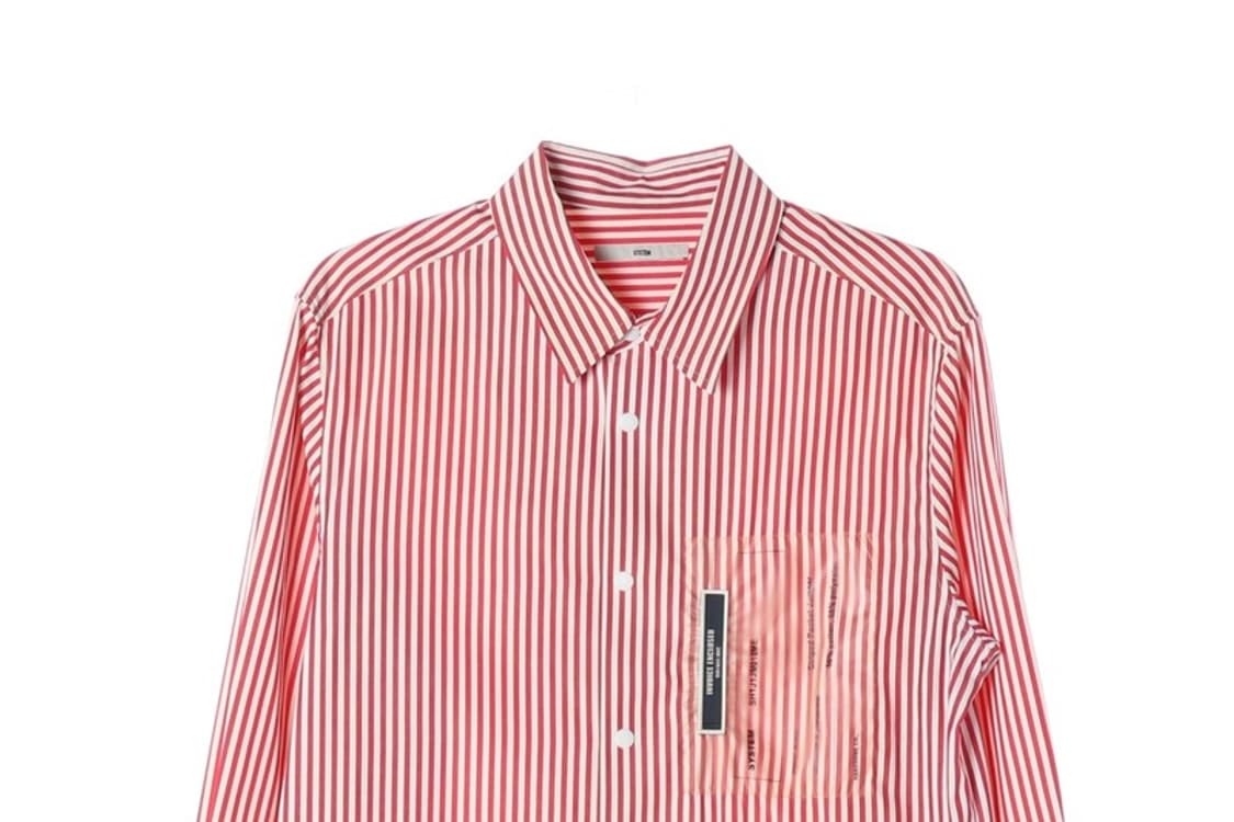 시스템 스트라이프 셔츠 M 상품이미지3