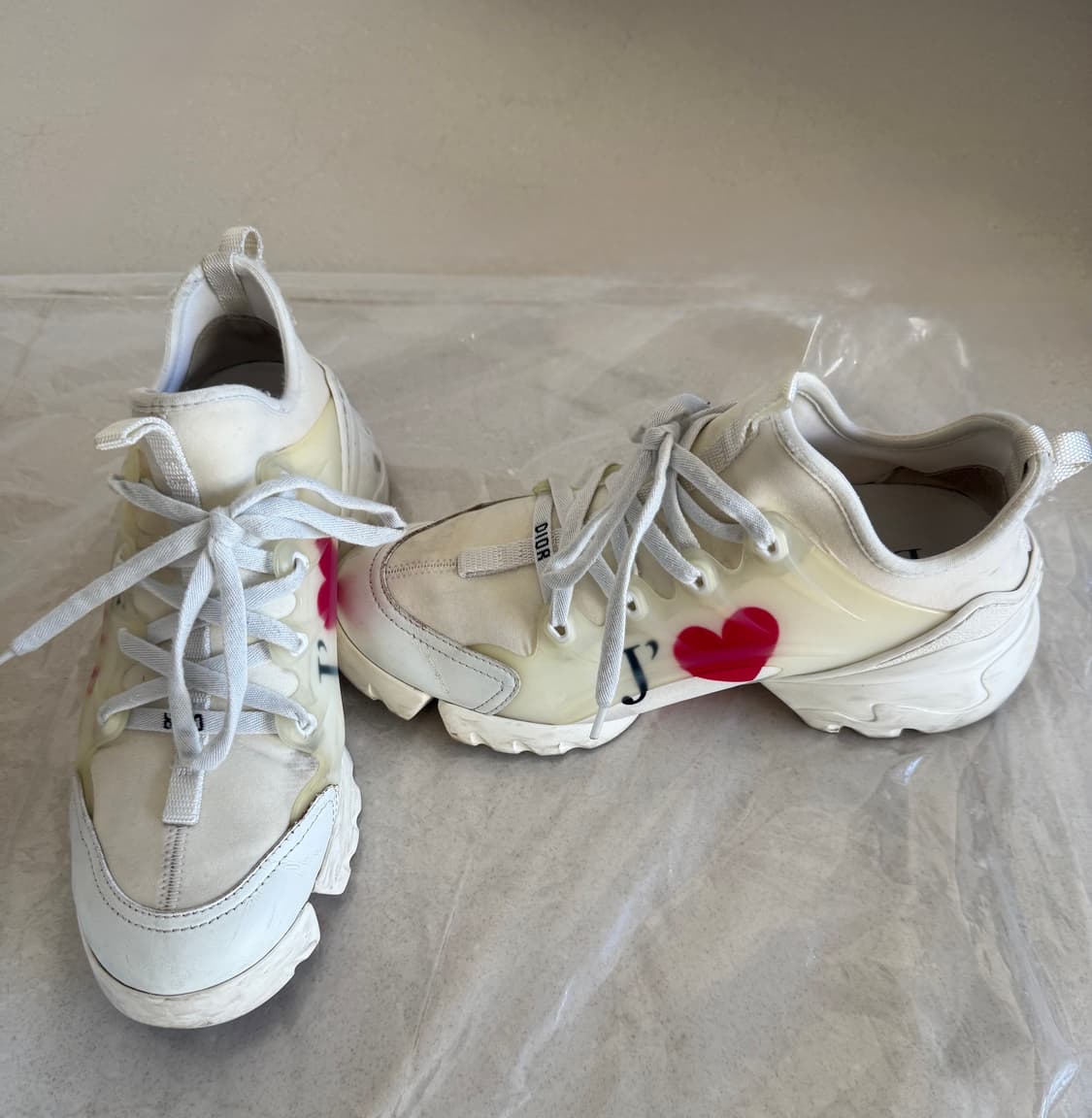 디올 D-CONNECT 디커넥트 스니커즈 37.5 (245mm) 운동화 상품이미지3