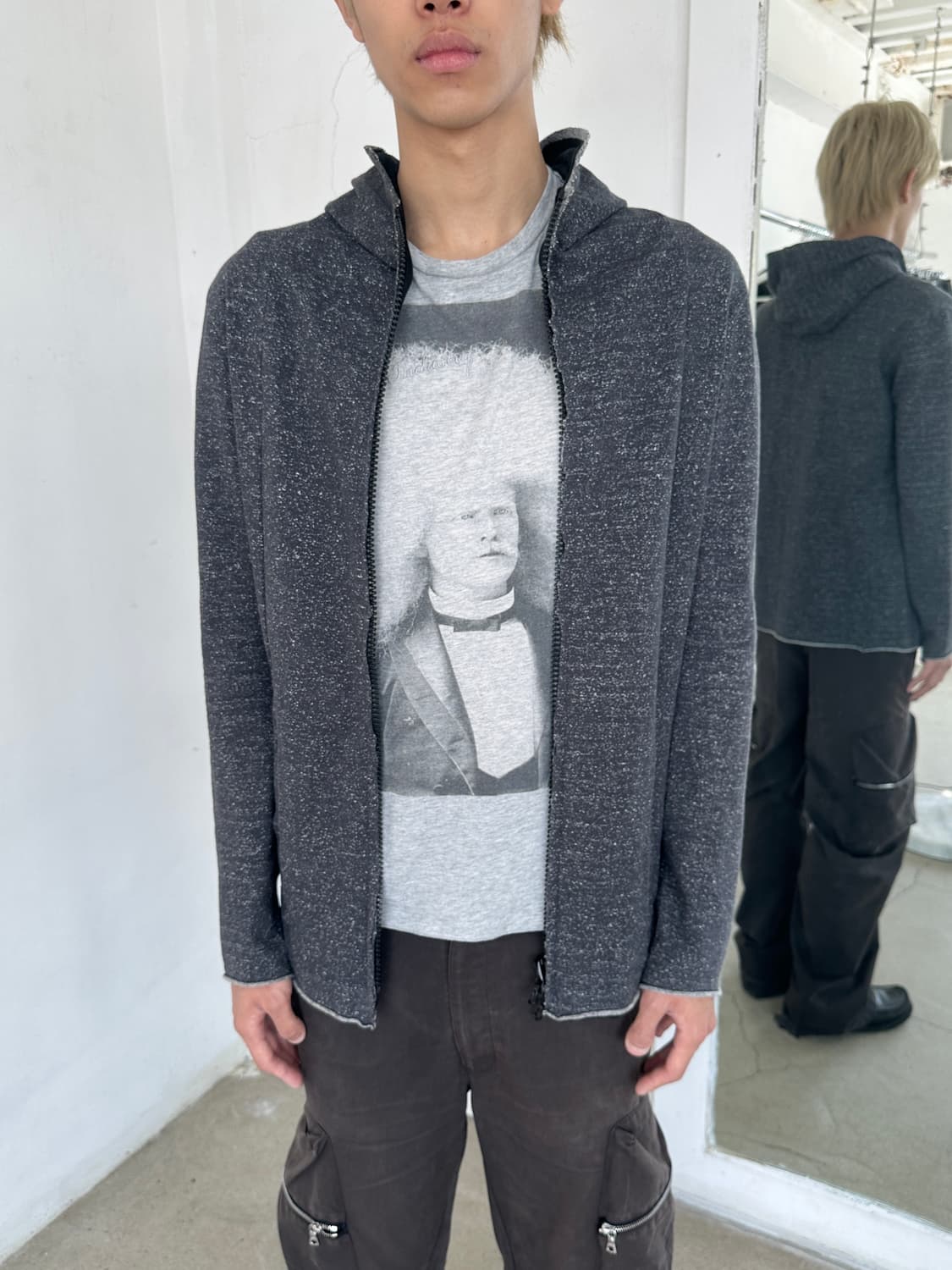 립반윙클 로우컷 후드 집업 상품이미지1