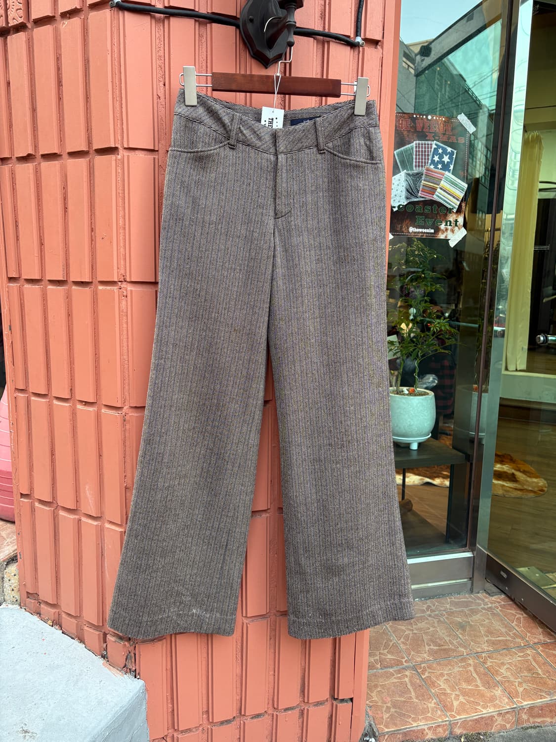 Vintage 스트라이프 팬츠 상품이미지1