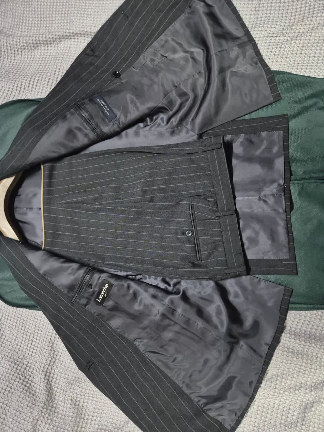 [52]링자켓 라마르쉐 신상 트레블러 스트라이프 더블 수트/아톨리니 상품이미지5