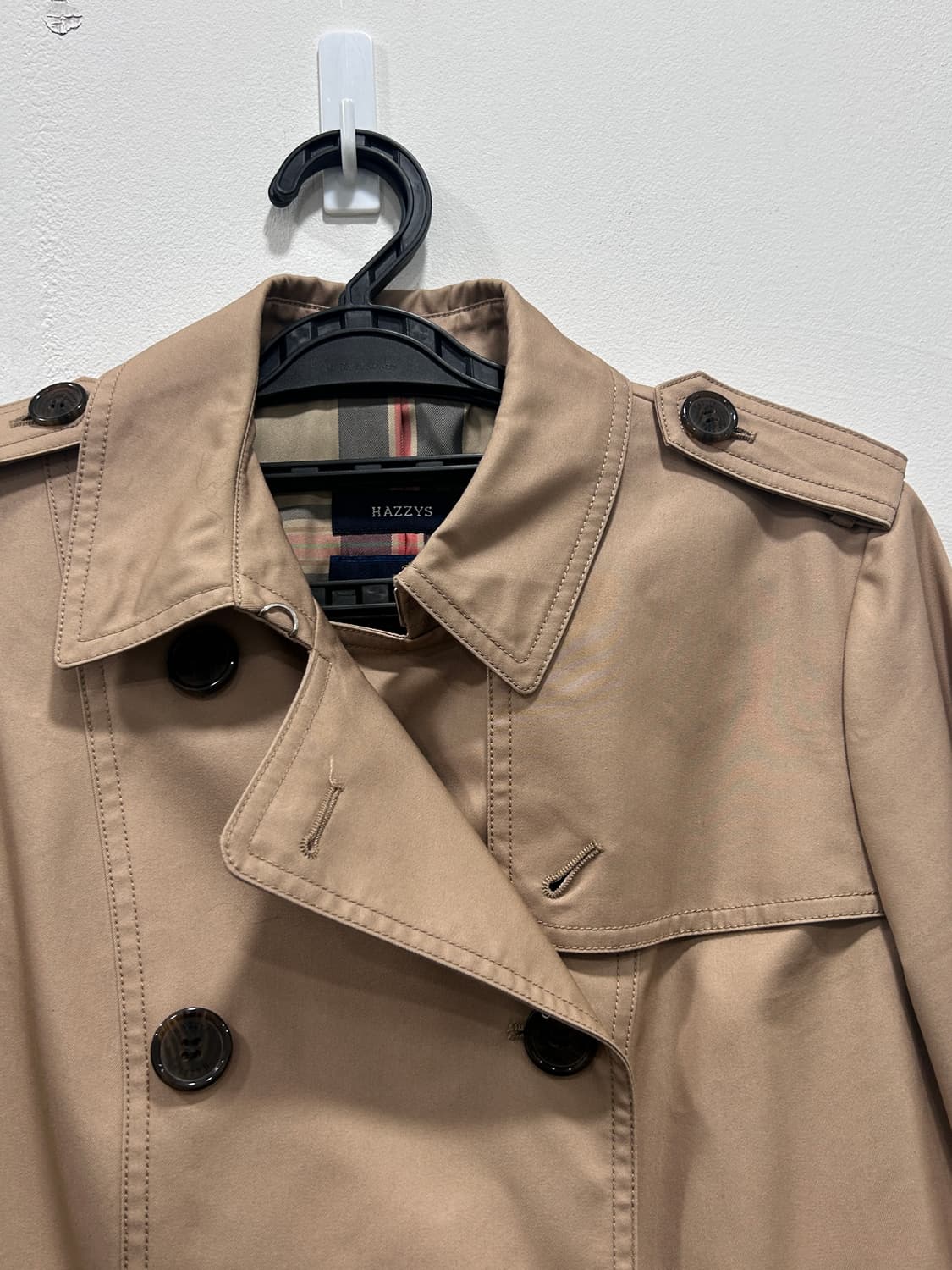 [90] 헤지스 벨티드 트렌치코트 여성 90사이즈 베이지 상품이미지4