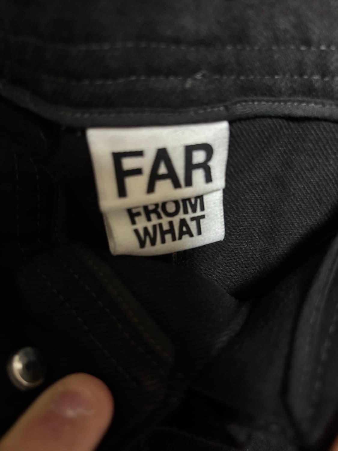 FAR FROM WHAT 패널 카고 팬츠 (초기 드롭 M) 상품이미지8