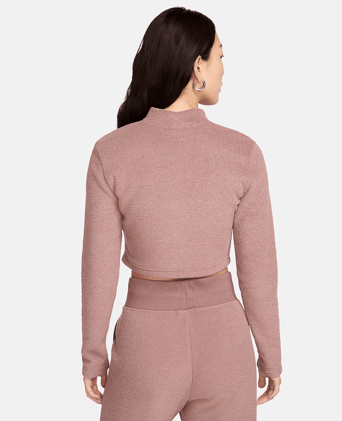 나이키 우먼스 슬림 플리스 탑 팬츠 세트 상품이미지2
