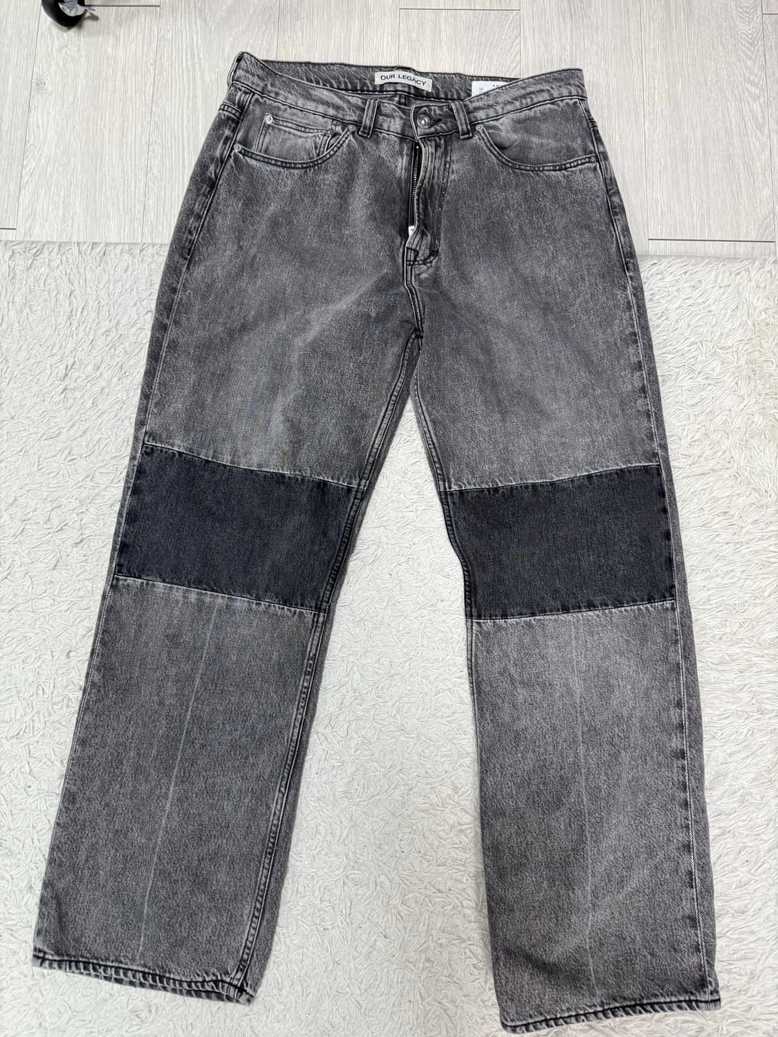 (32)아워레가시 써드컷 그레이 데님 팬츠 상품이미지1