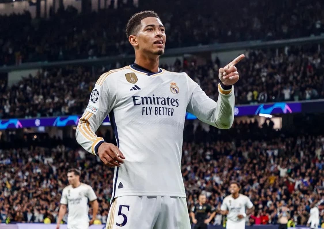 23-24 레알마드리드 어센틱 벨링엄 긴팔 해외 M 상품이미지3