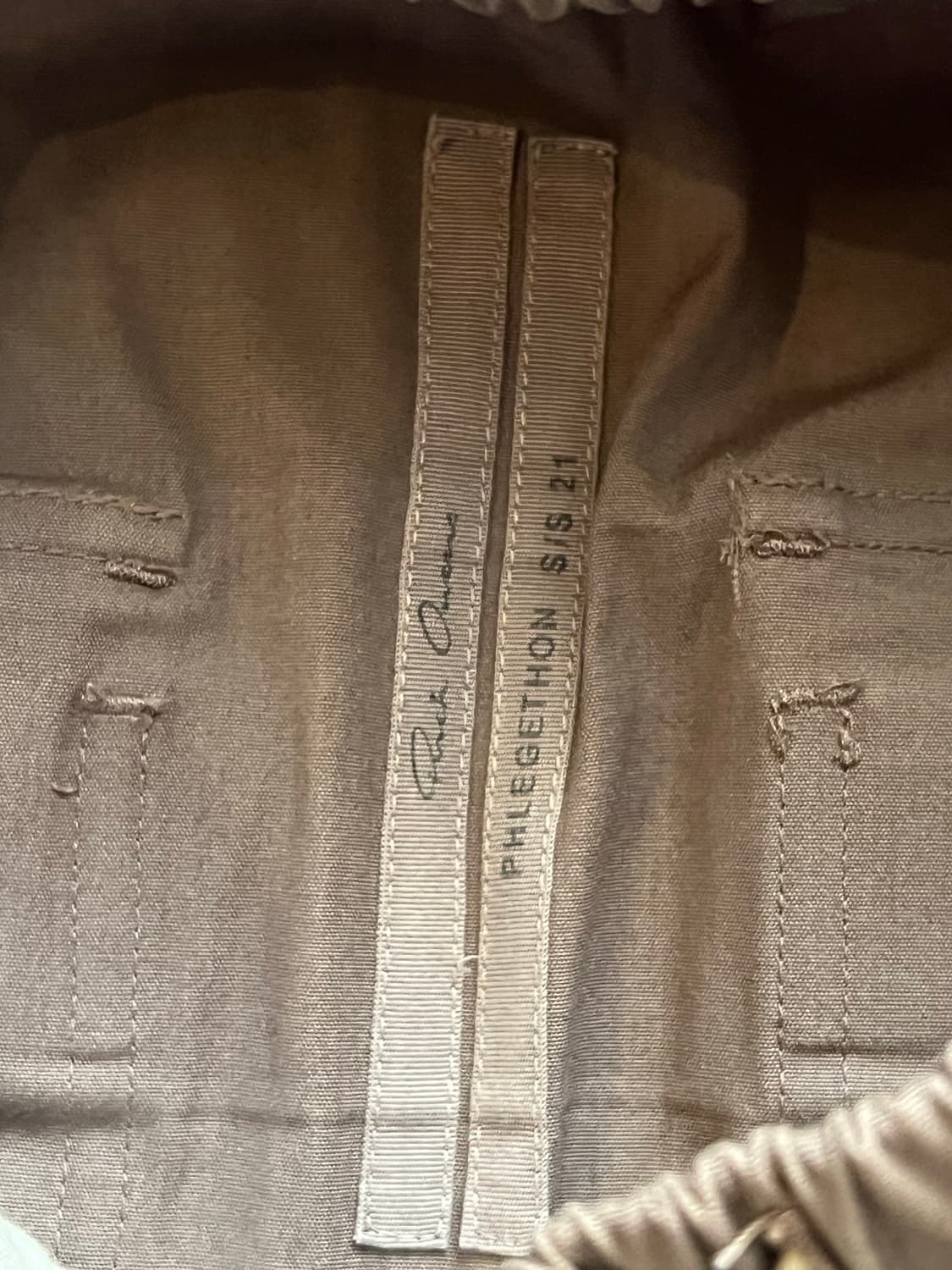 릭오웬스 21ss 드로우 스트링 TE 더스트 46  상품이미지2