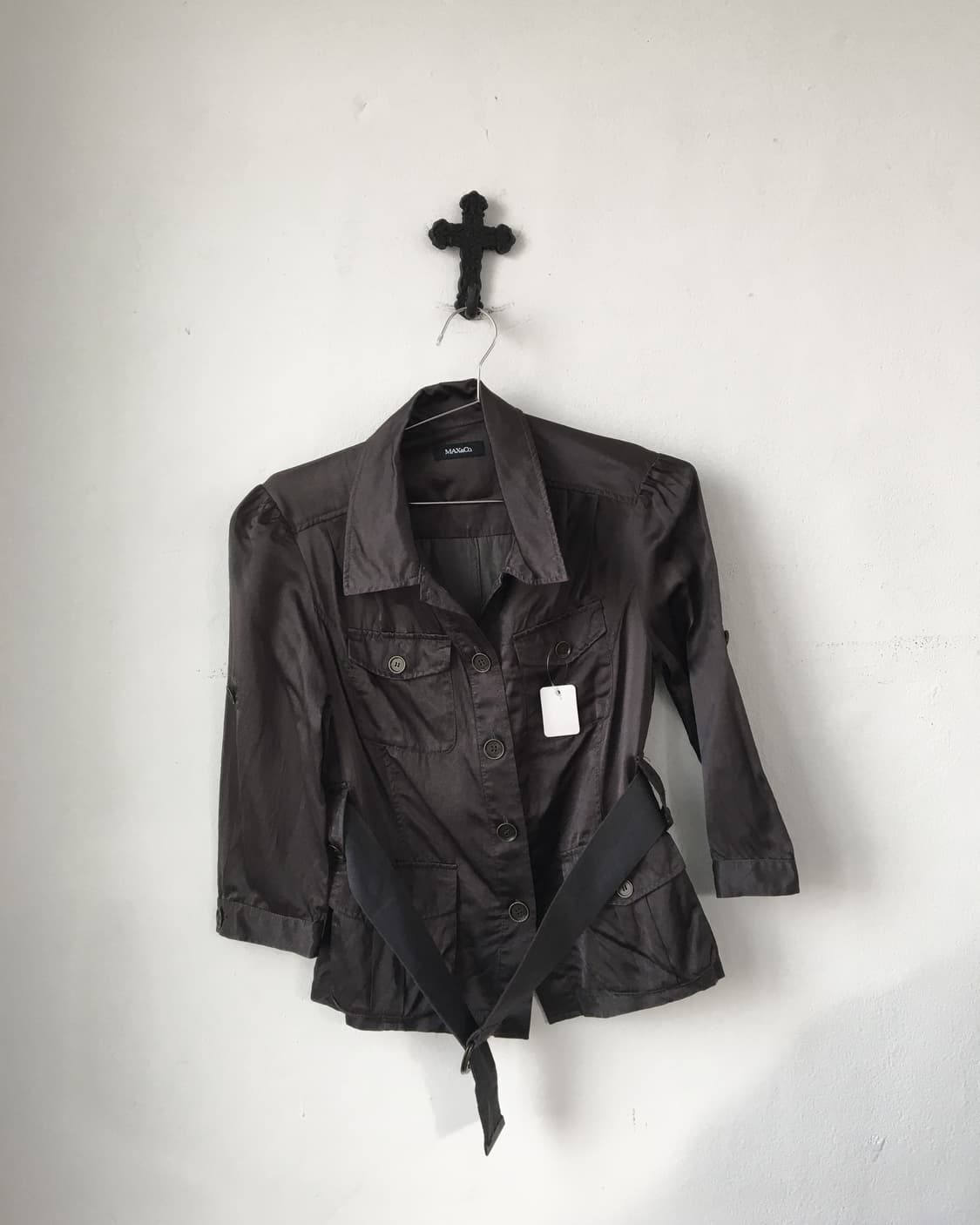 Max & co glossy belted jacket 상품이미지2