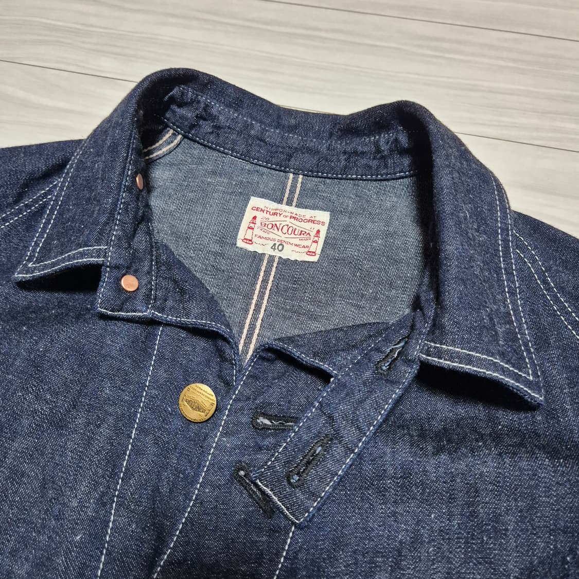 본쿠라 (BONCOURA) 커버올 데님자켓 상품이미지3