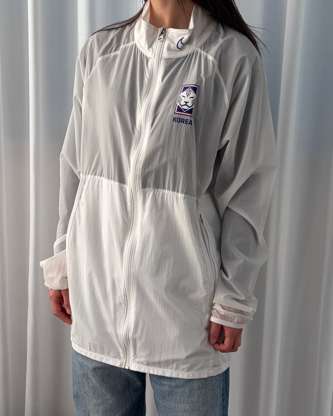 [L]나이키 대한민국 축구 국가대표 아카데미 바람막이 상품이미지1