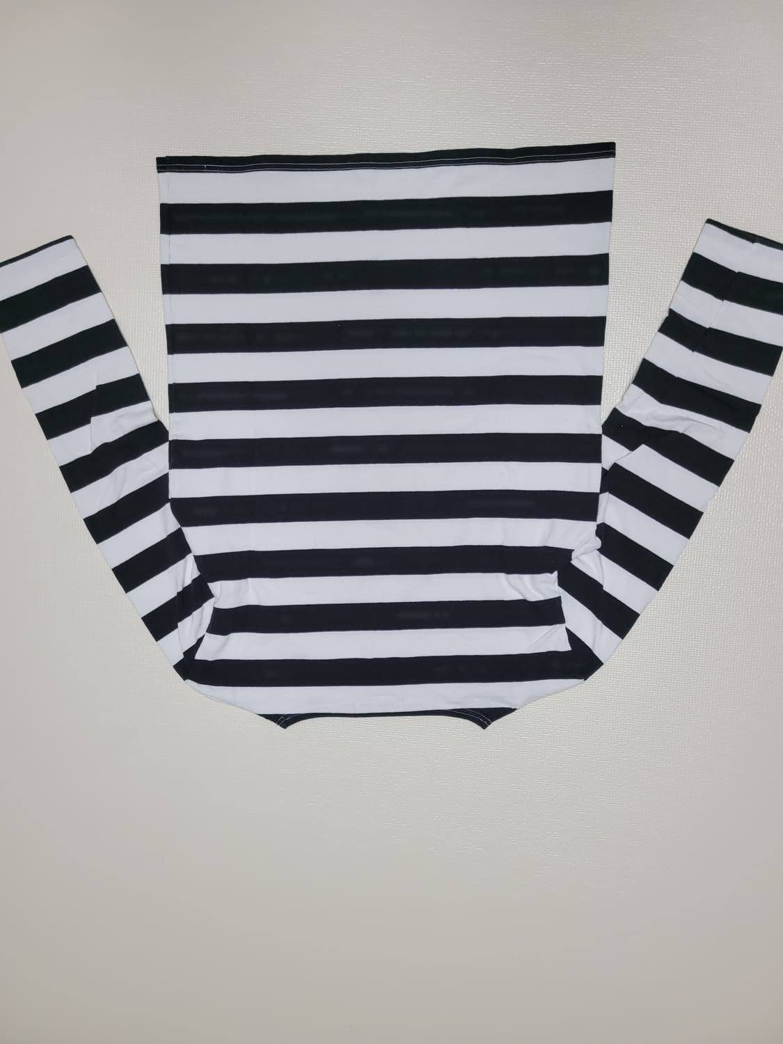 에잇세컨즈 8seconds 스트라이프 긴팔 티셔츠 XXL 블랙 상품이미지7