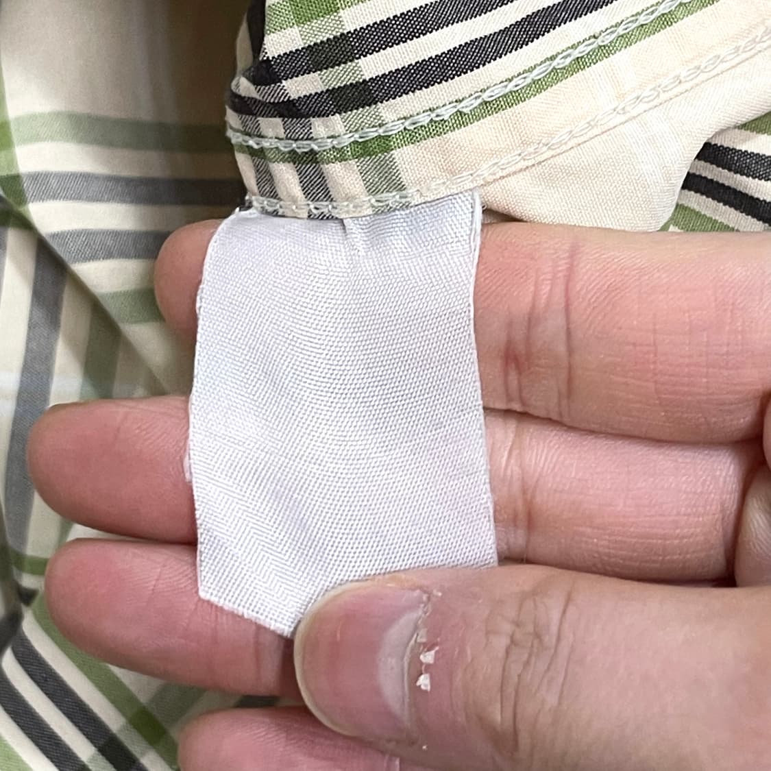 빈폴 베이지 체크 셔츠 남성105 상품이미지4