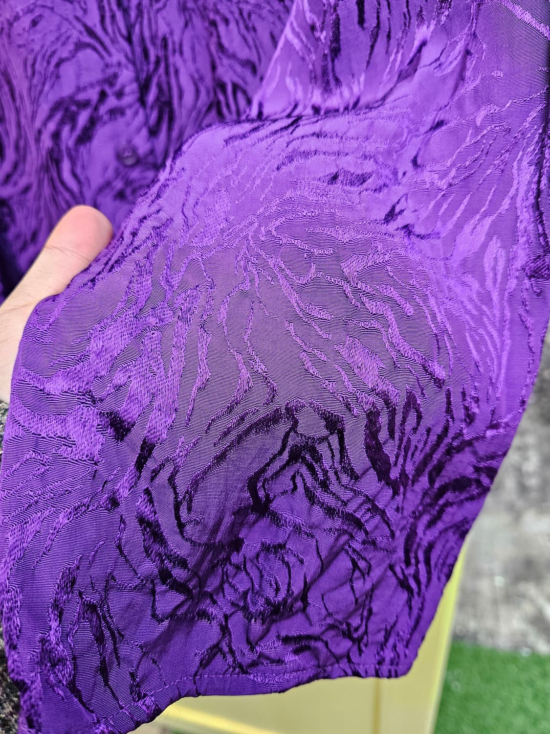 Japan 퍼플 마블링 블라우스 상품이미지4