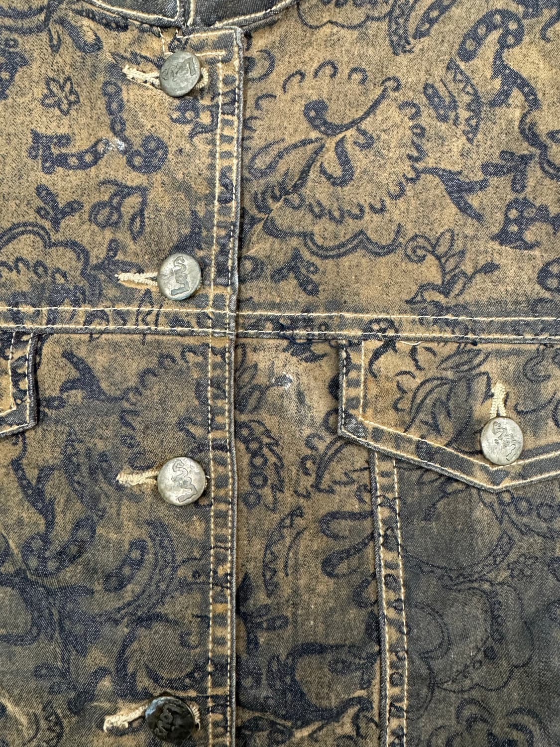 Lois 빈티지 패턴 여성 자켓 상품이미지4