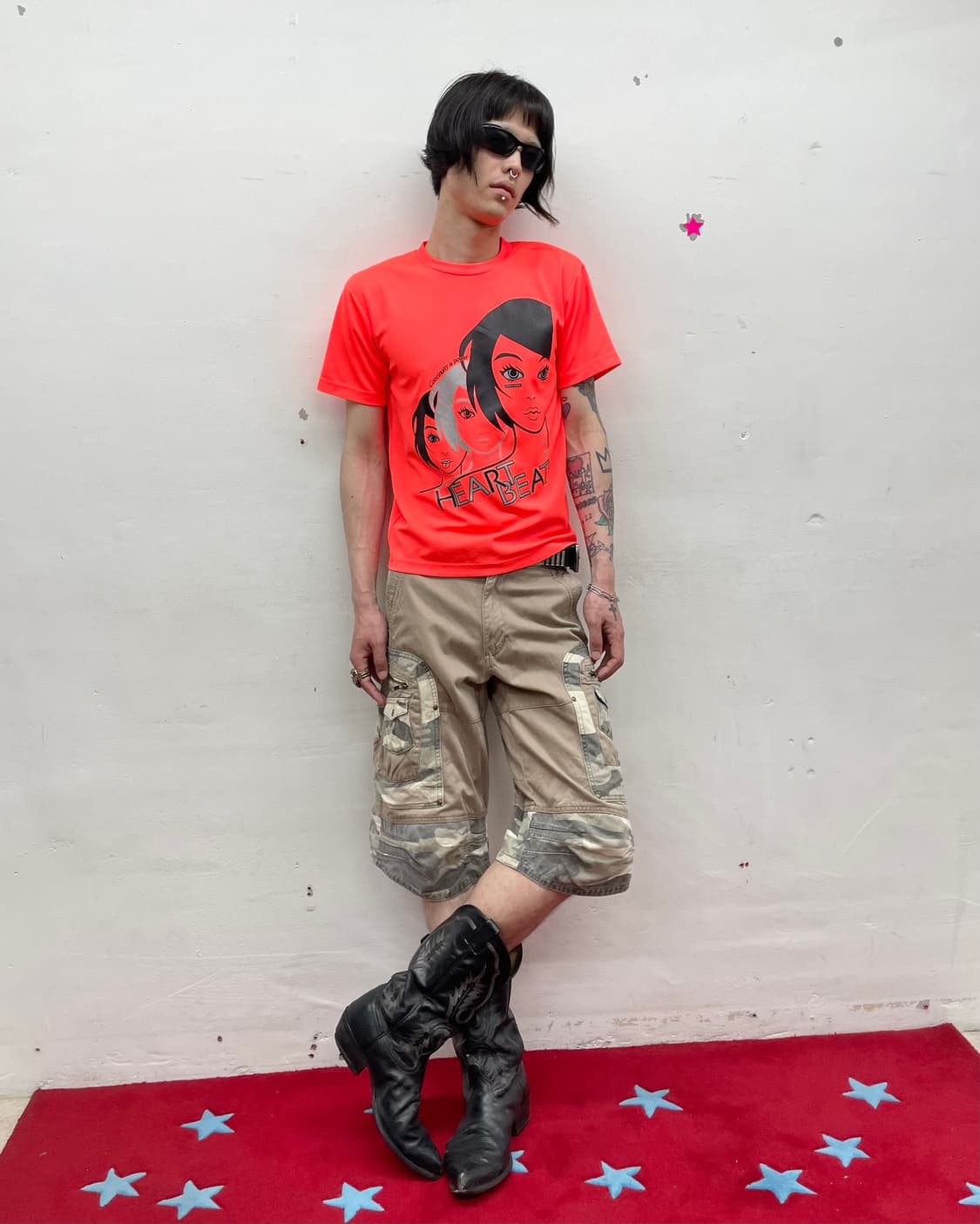 3 girls Hawaiian orange T-shirt 상품이미지5
