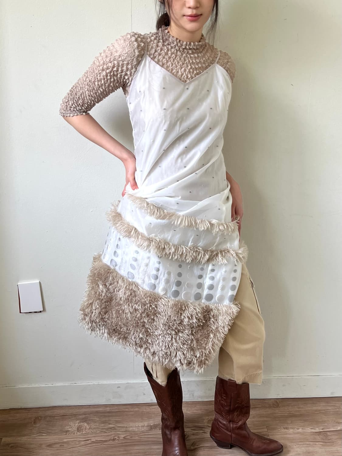 Lily Brown 백 로브 원피스 상품이미지4