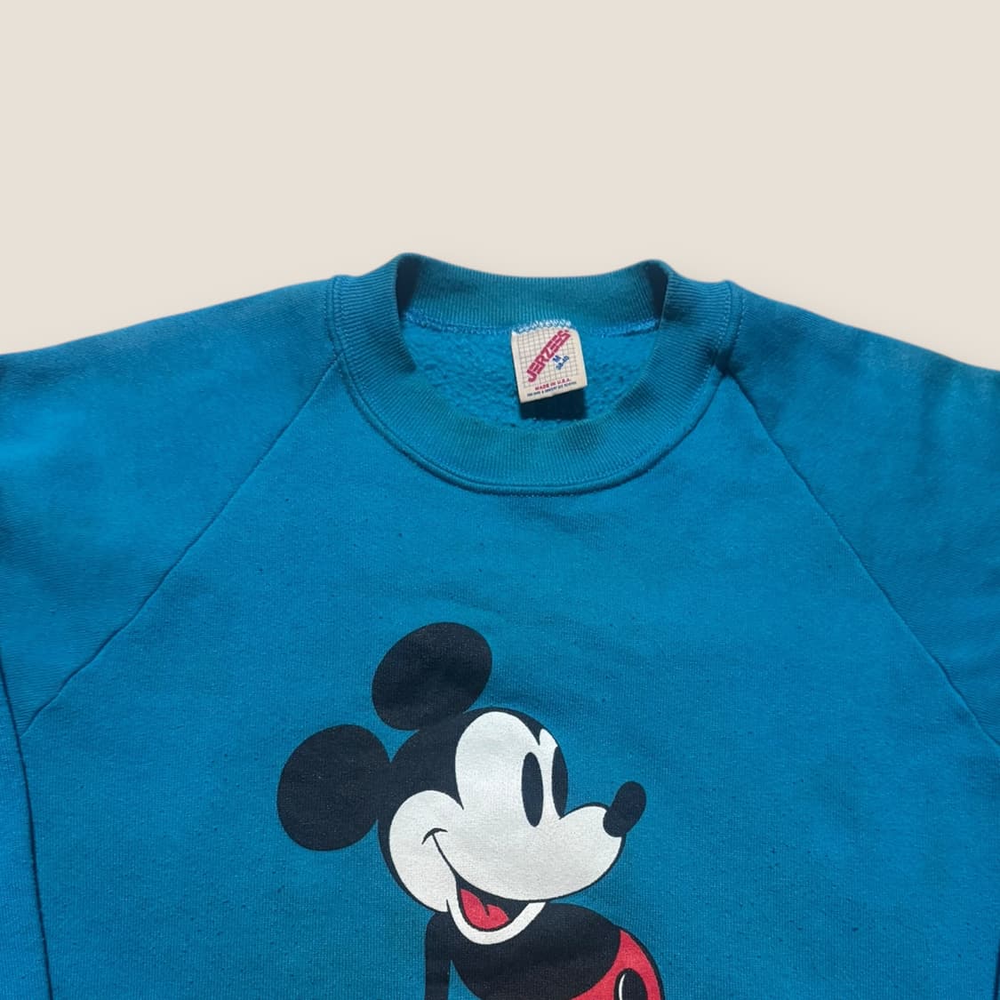 90s USA Jerzees 미키마우스 스웻셔츠 M 상품이미지2