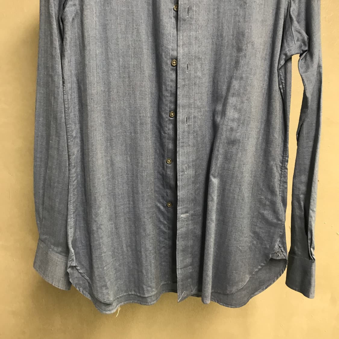 폴로 랄프로렌 솔리드 셔츠 블루 39 상품이미지3