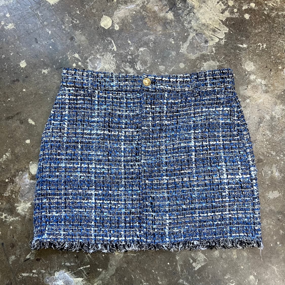 L) ZARA 자라 트위드 스커트 치마 상품이미지1