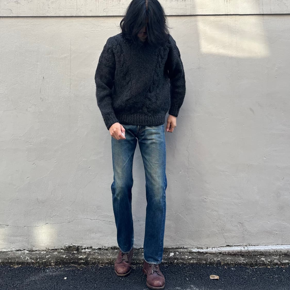 90년대 일본 드님 66타입 셀비지 데님 팬츠 상품이미지1