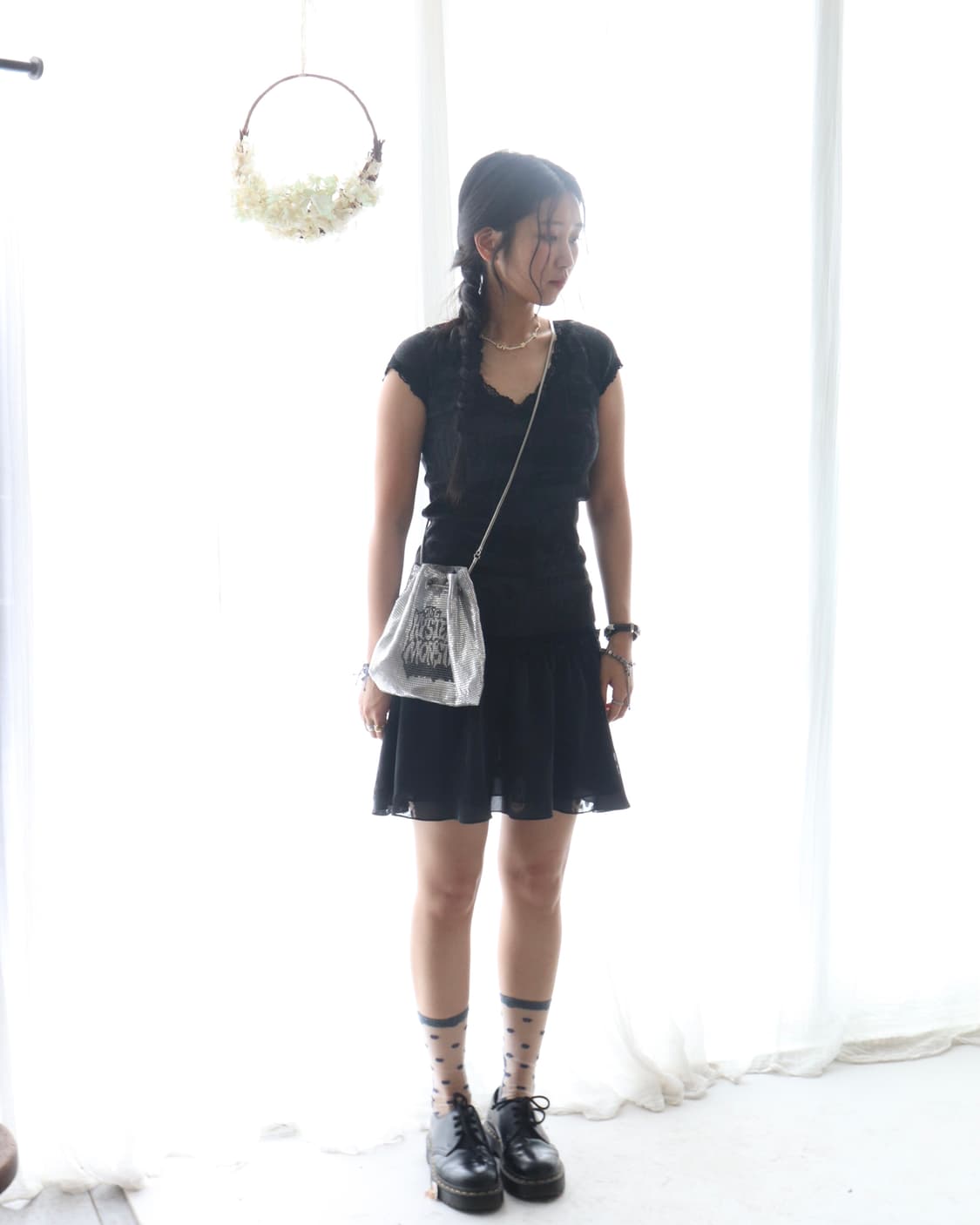 [Hysteric Glamour] Silver Metal Mesh Bag 상품이미지7