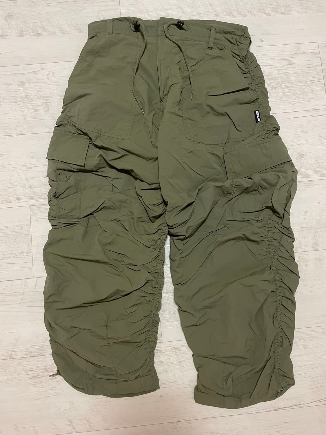 엑스톤즈 셔링 카고 팬츠 카키 상품이미지1