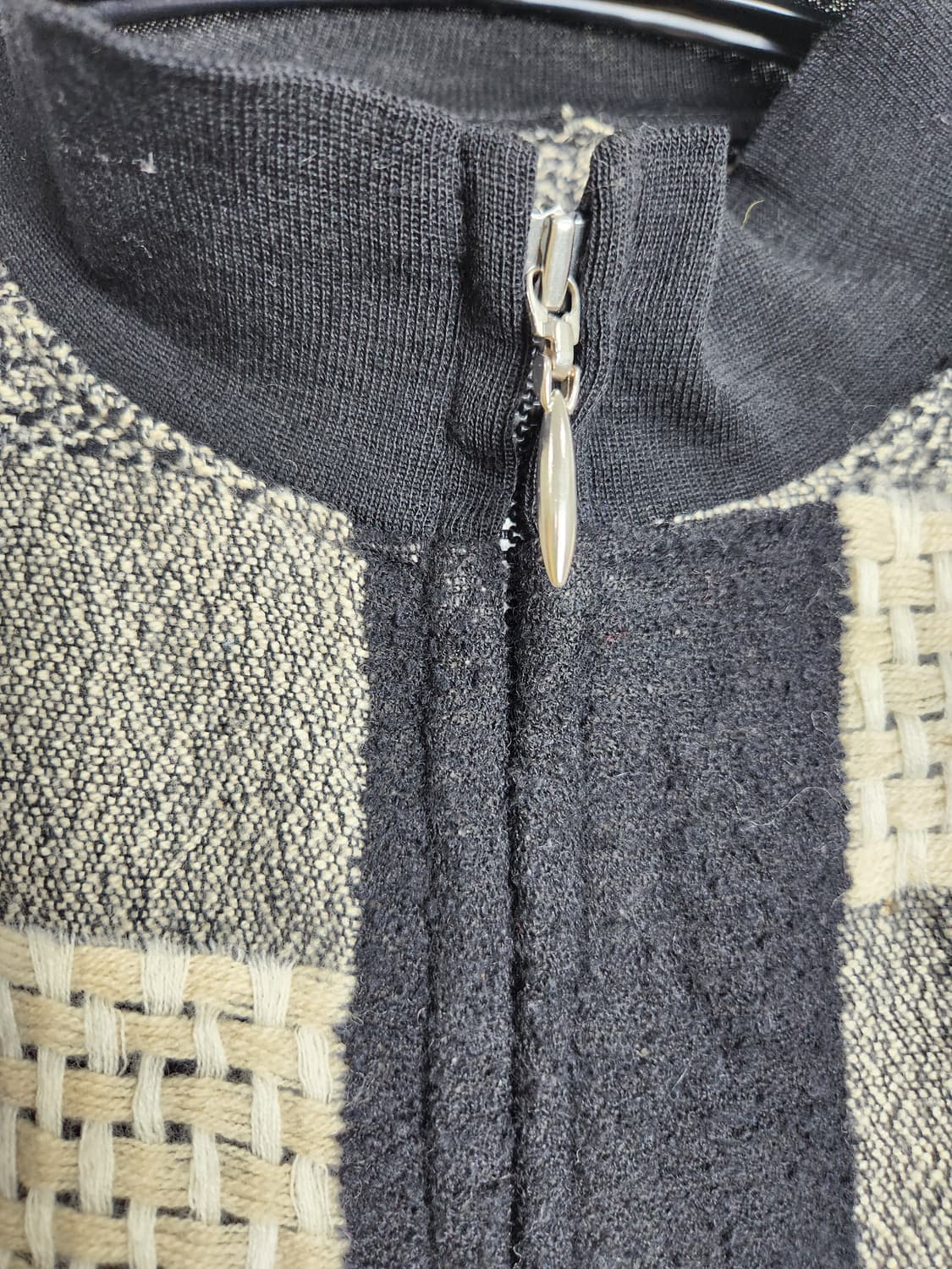 스퀘어 골지 울 집업 상품이미지9