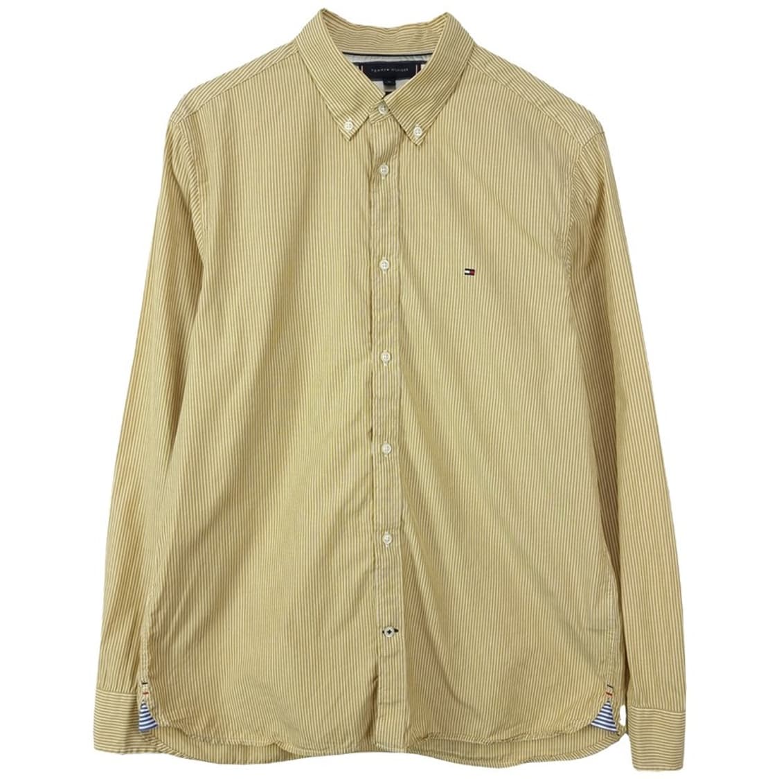 [타미힐피거] 로고 자수 스트라이프 셔츠 M20098 상품이미지2