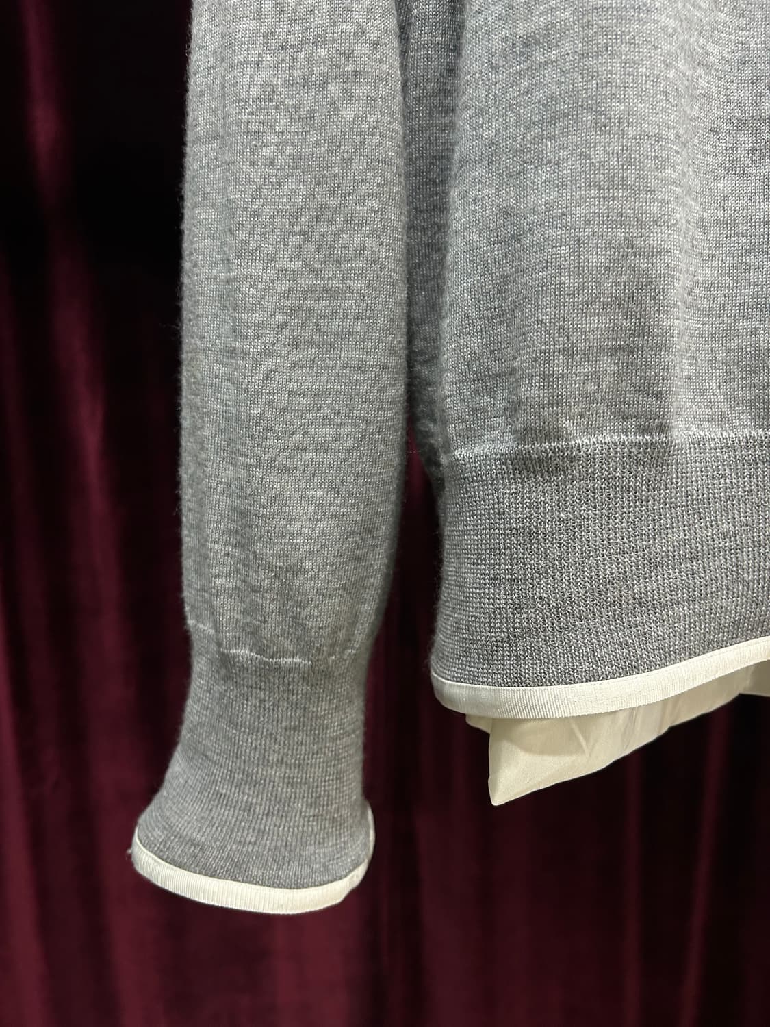 SACAI piping knit jacket 상품이미지6