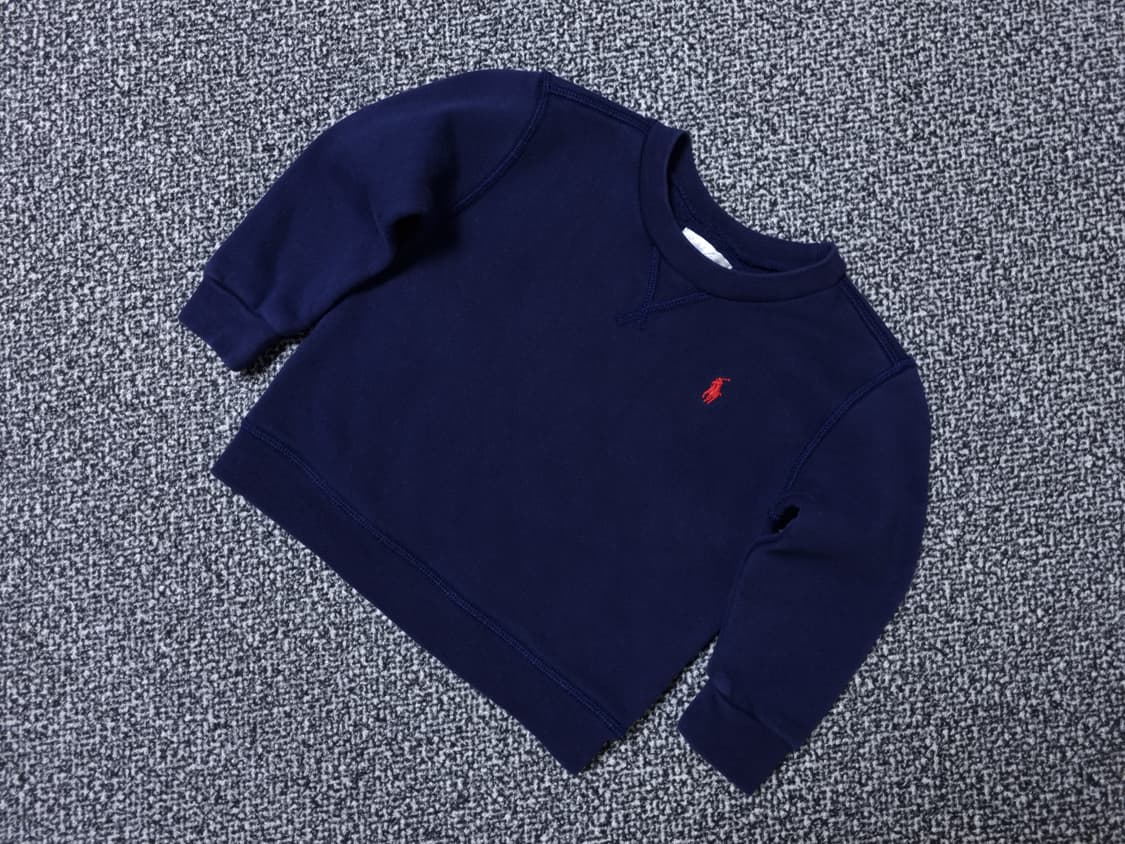 [무료배송][24M]폴로 키즈 기모 맨투맨 긴팔티 상품이미지3