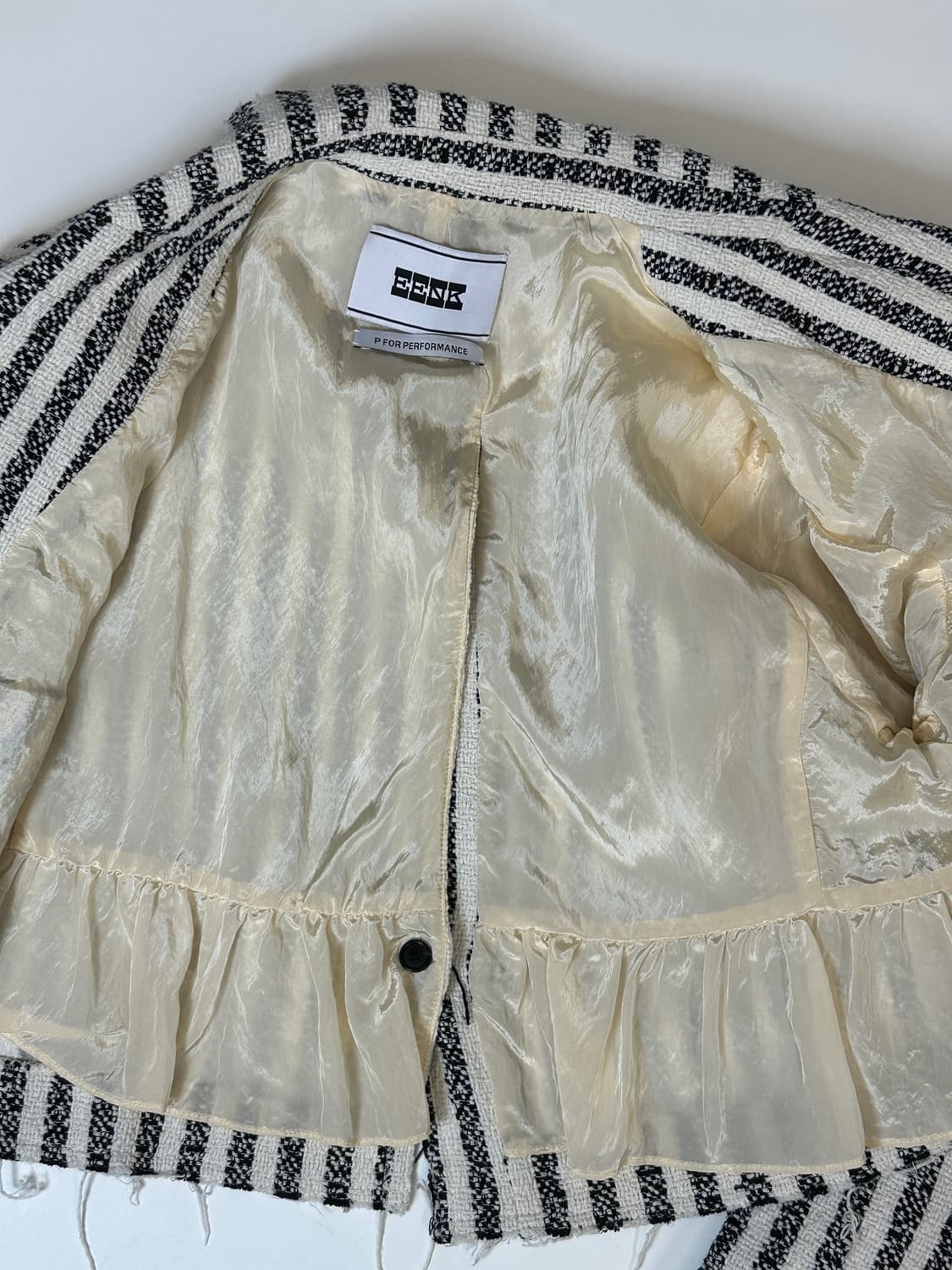 EENK  잉크 트위드 스트라이프 자켓 (44-66) 상품이미지7