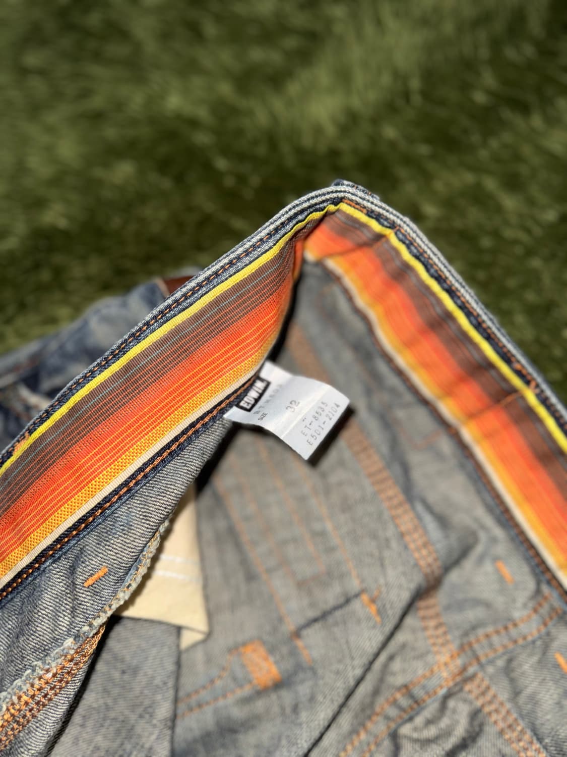 [32] EDWIN 에드윈 MADE IN JAPAN 집 포켓 데님 팬츠 상품이미지4