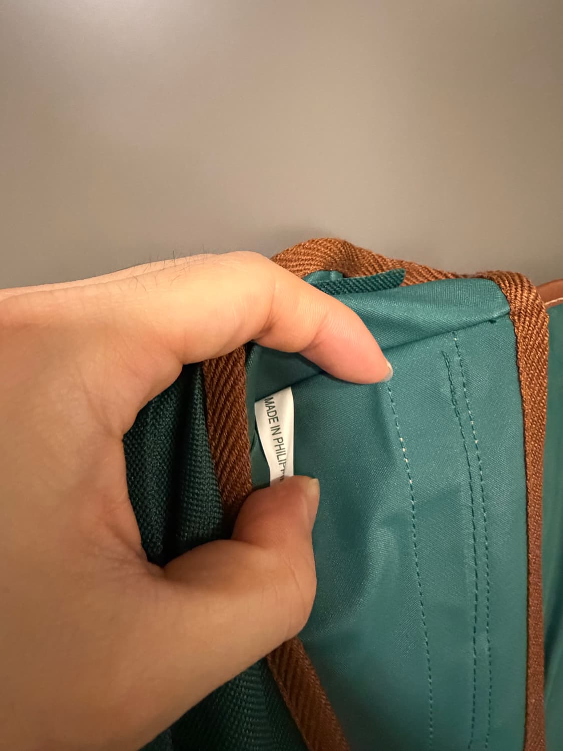 90s 폴로 랄프로렌 그린색 캔버스 가방 크로스백 상품이미지6