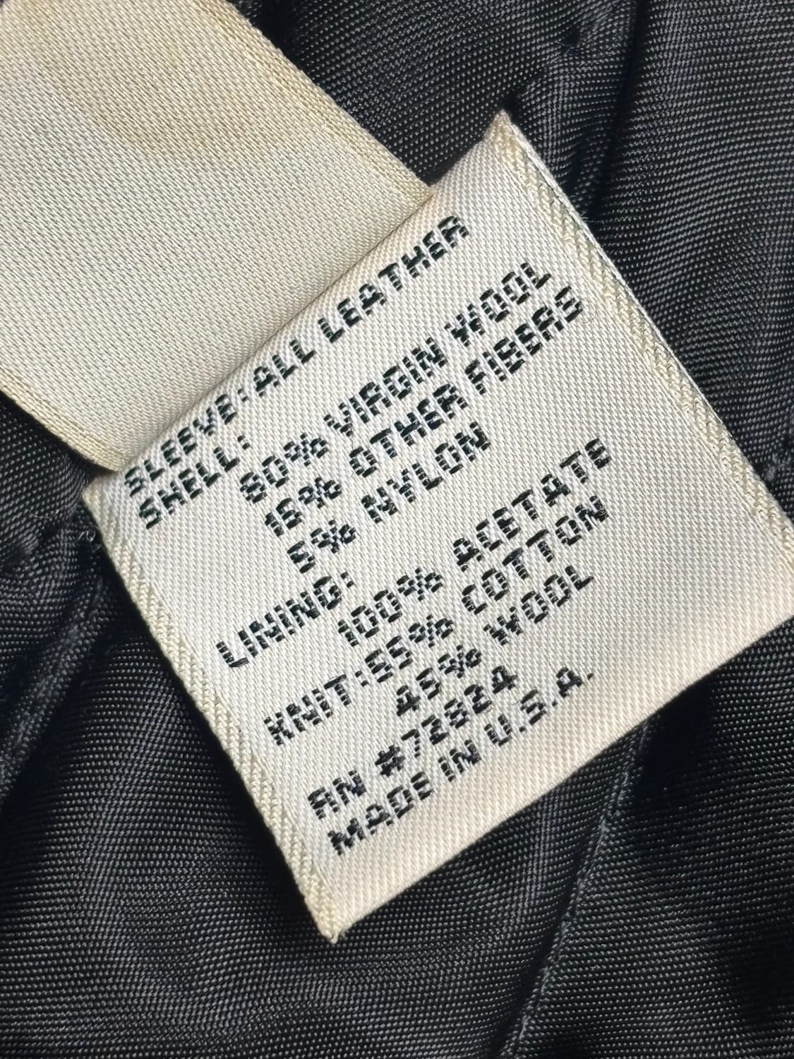 8-90’s 골든베어 레더 바시티 자켓 상품이미지8