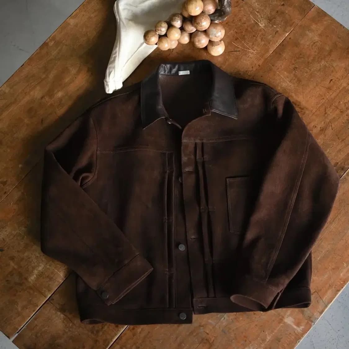 [3] 26SS 아프레쎄 빈티지 스웨이드 레더 1st 타입 자켓 상품이미지5