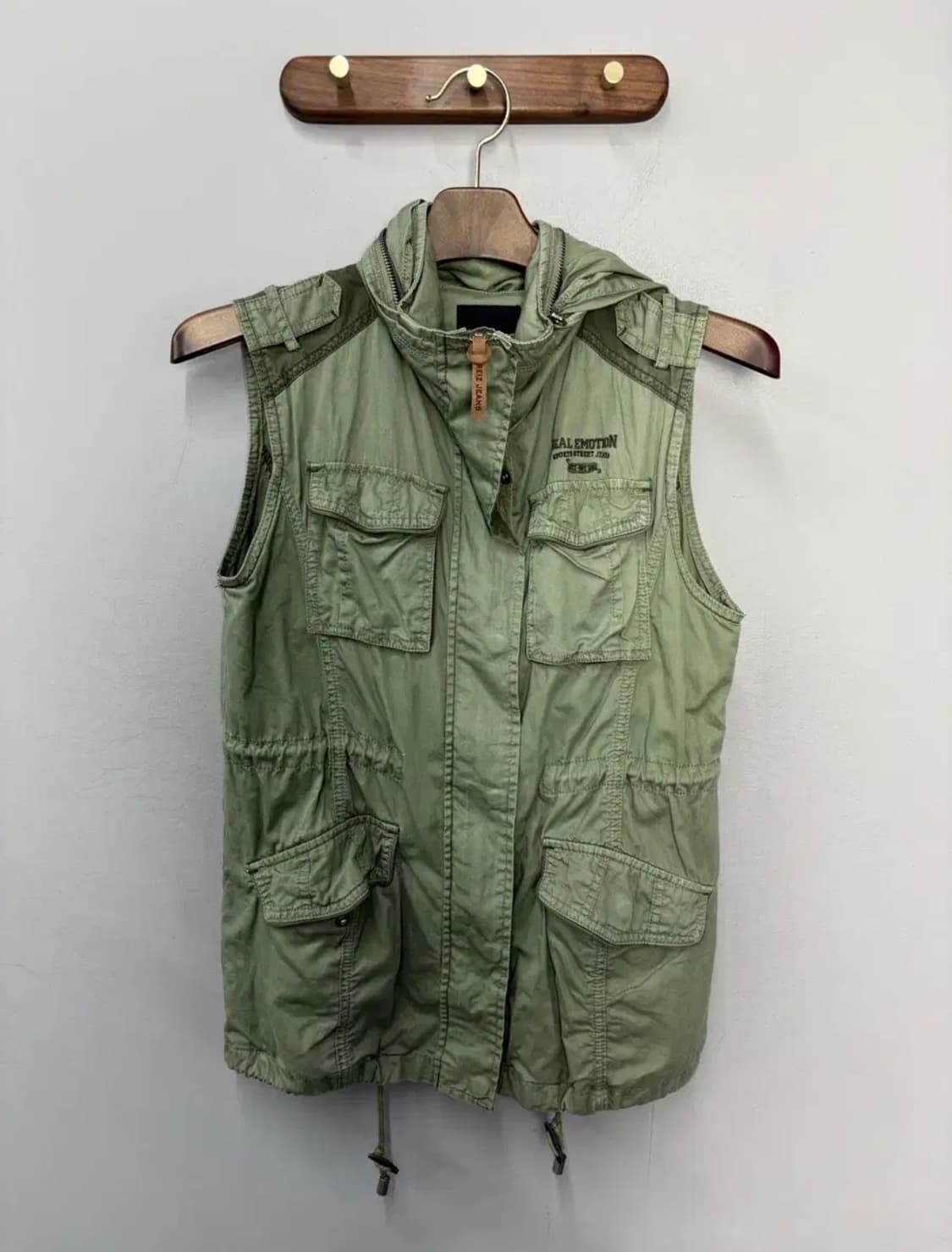 REIZ JEANS 빈티지 유일리티 밀리터리 포켓 베스트 H3056 상품이미지2