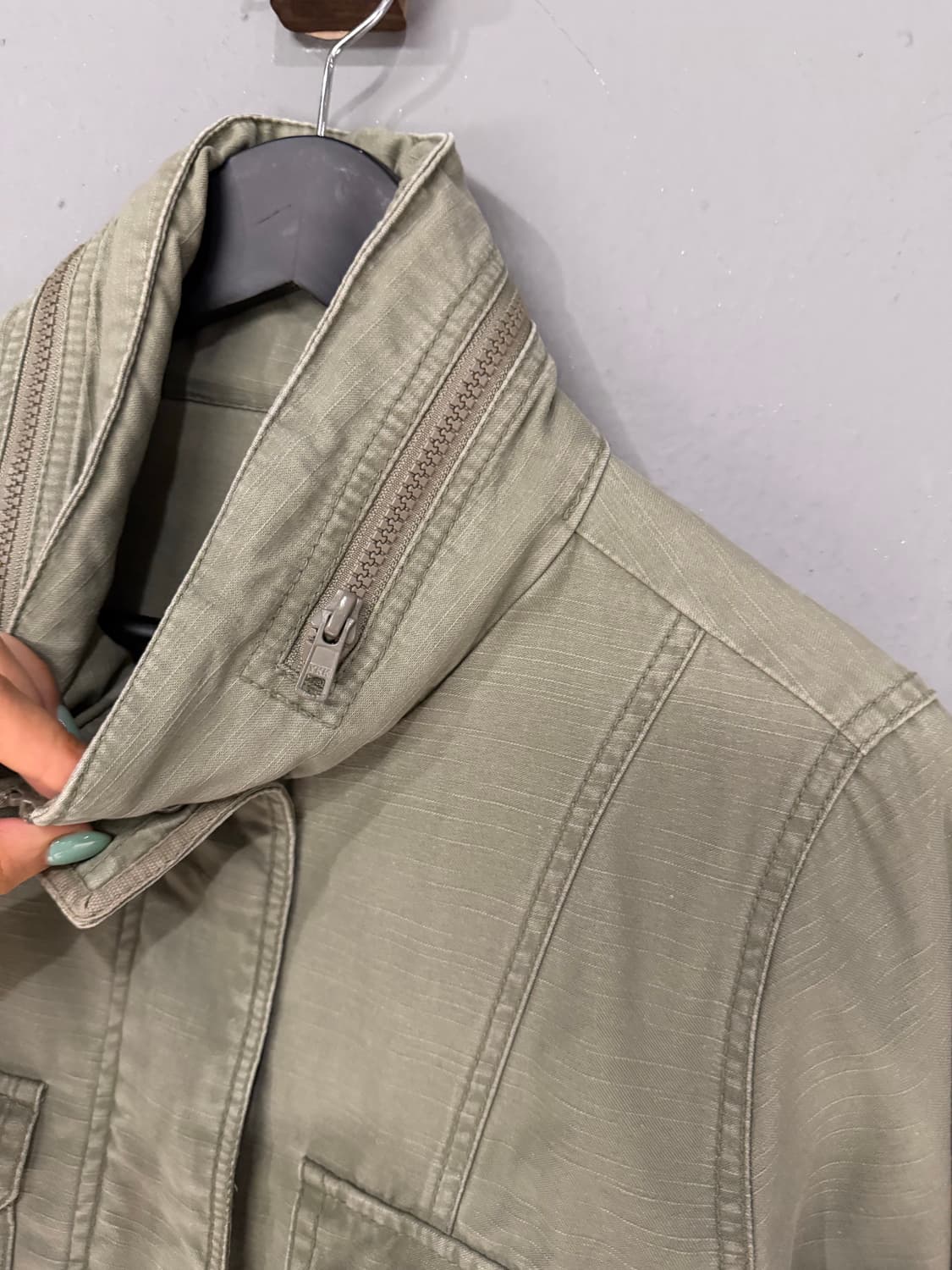 light khaki 2-pocket detail field jacket 상품이미지9