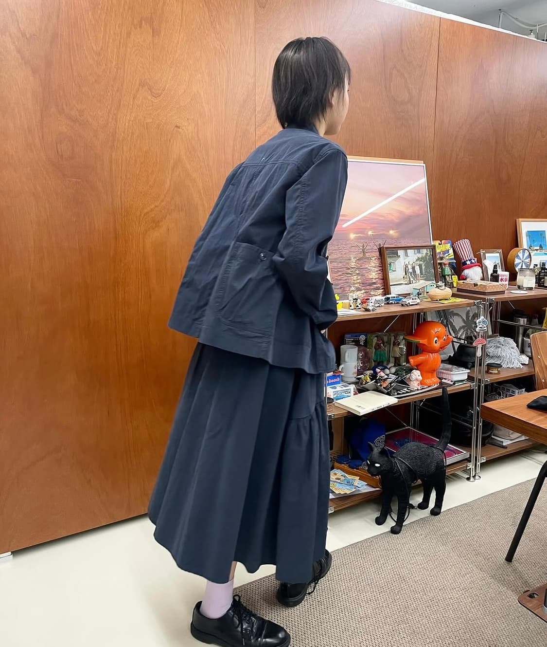 헬로선라이즈 트레블 자켓 네이비 상품이미지4