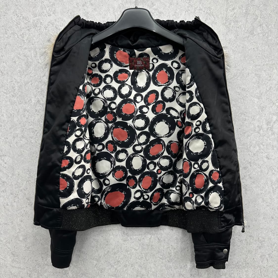 100 y2k 여자 비즈 퍼 점퍼 상품이미지3