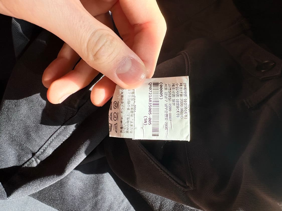 오라리 와이드 치노팬츠 5SIZe 상품이미지5