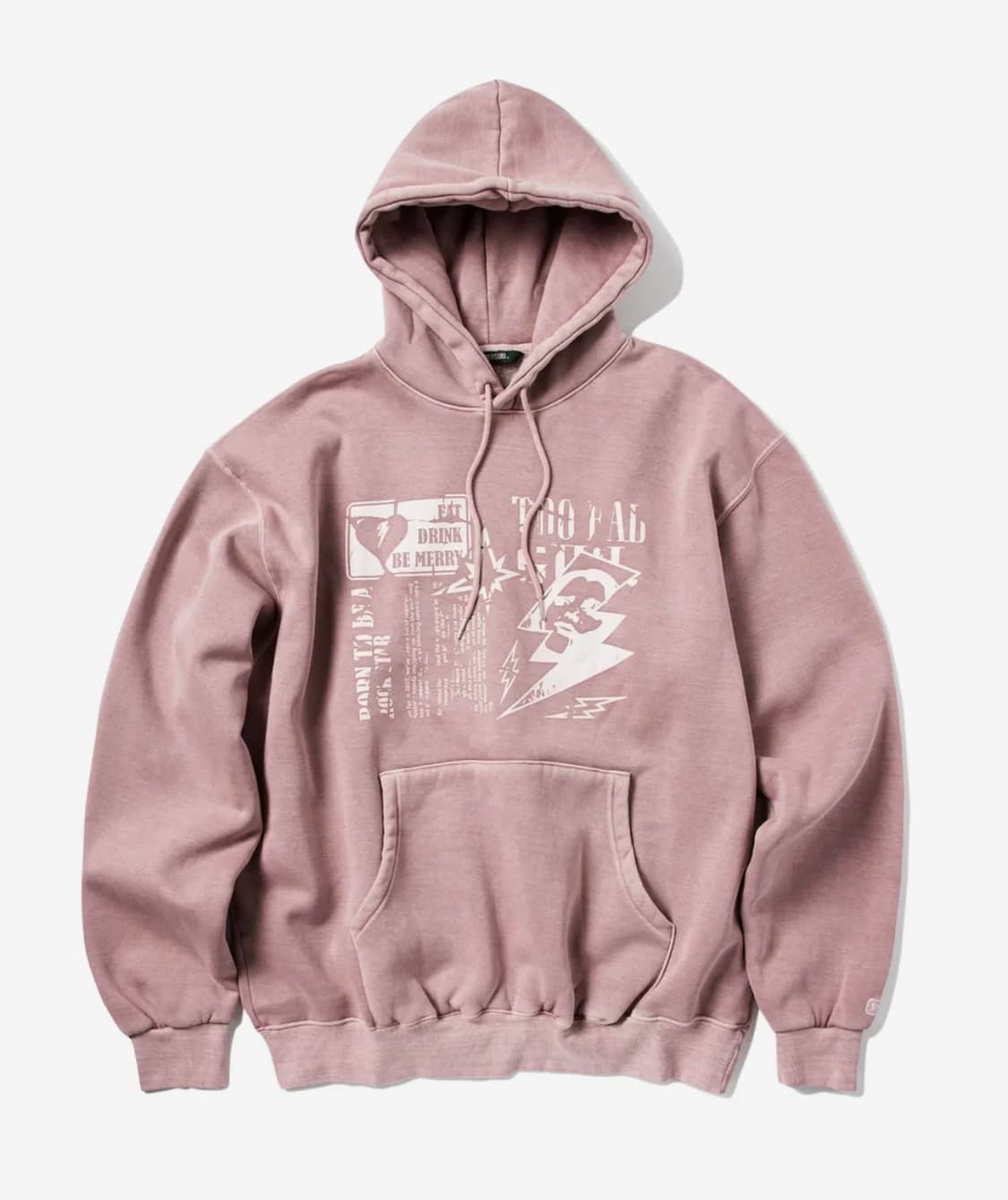 슈퍼서브 크러쉬드 펑크 피그먼트 후드티 후디 상품이미지1