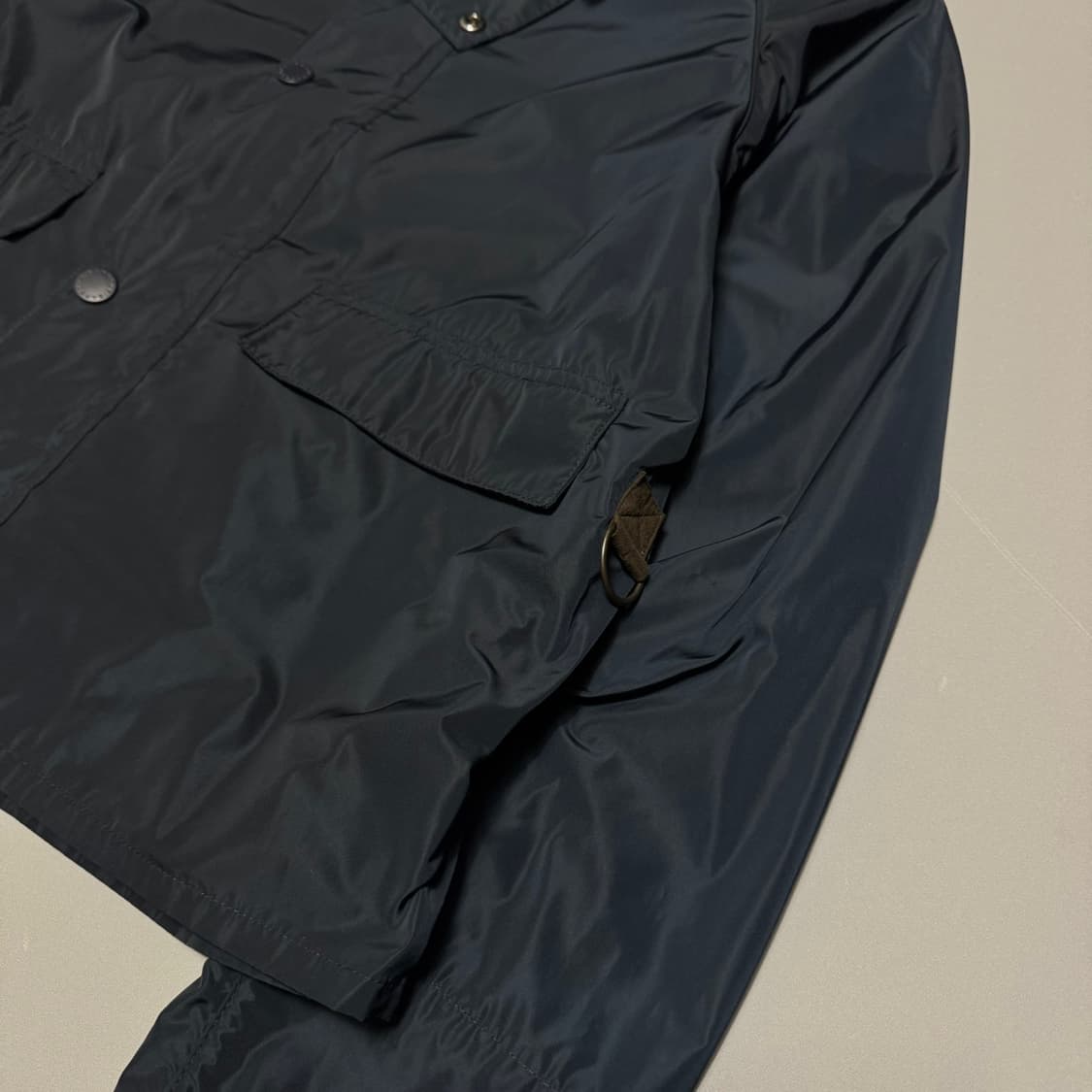 바버(Barbour) 다크네이비컬러 나일론 폴리에스터 쇼트 스페이 자켓 상품이미지7
