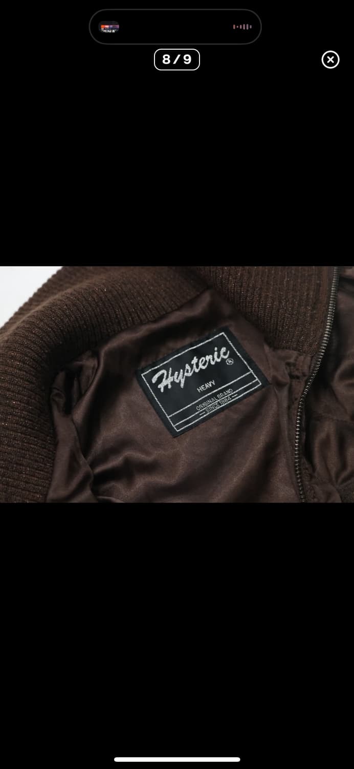 히스테릭글래머 퀼팅 점퍼 상품이미지8