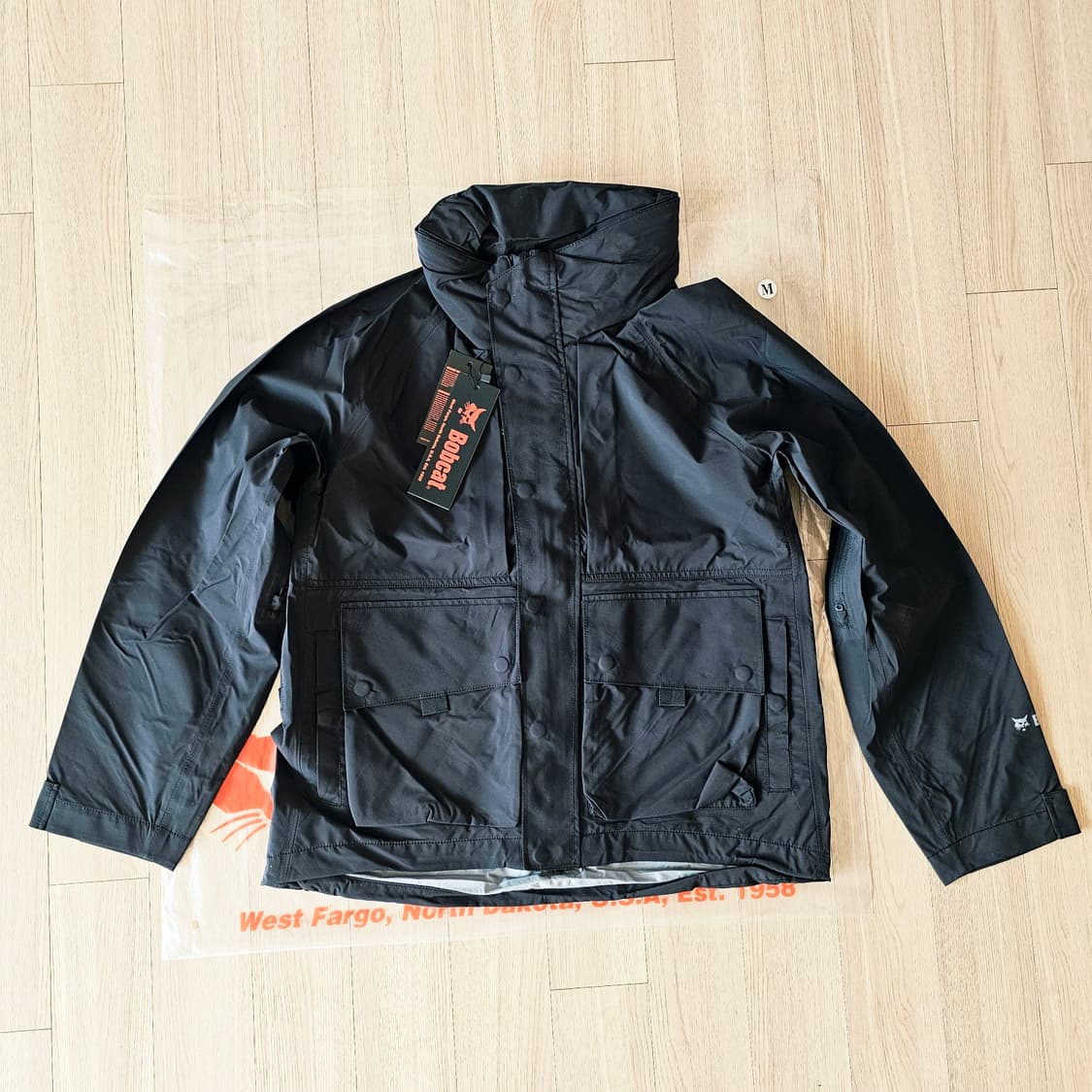 M 95 100 새제품)밥캣 레이어 자켓 바람막이 심실링 방수 방풍 등산 상품이미지1