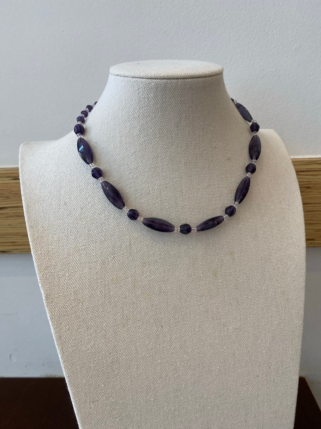 주인장 추천 퍼플 보라 비즈 목걸이 빈티지 주얼리 도매 상품이미지8