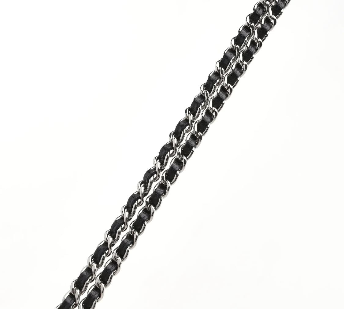 [S급] 샤넬 클래식 그레인드 카프스킨 & 실버 메탈 체인 판매합니다!! 상품이미지9