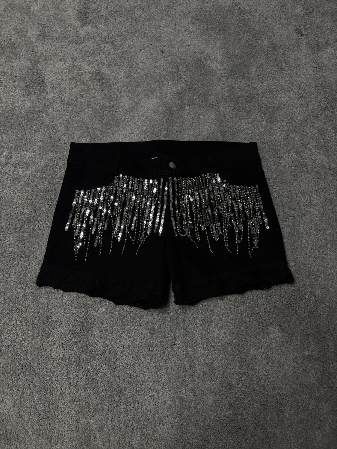 Vintage Emo & Scene mood chain short 상품이미지1
