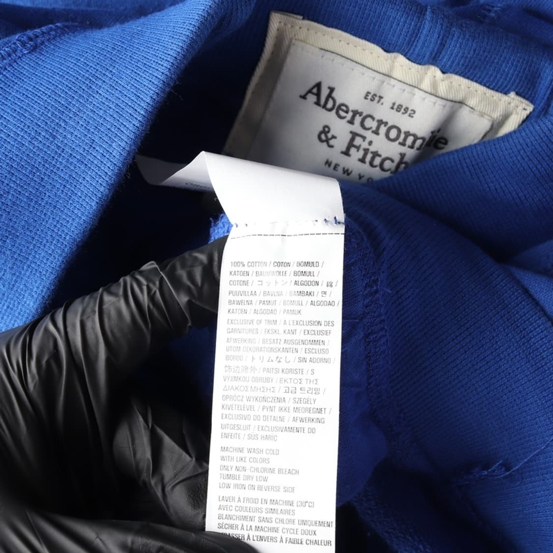 아베크롬비 빅로고 블루 스웨트 반바지 쇼츠 M 상품이미지6