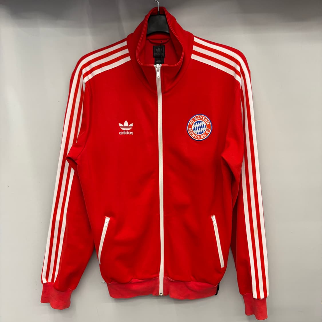 아디다스 바이에른뮌헨 레드 트랙탑 져지 XL 상품이미지1