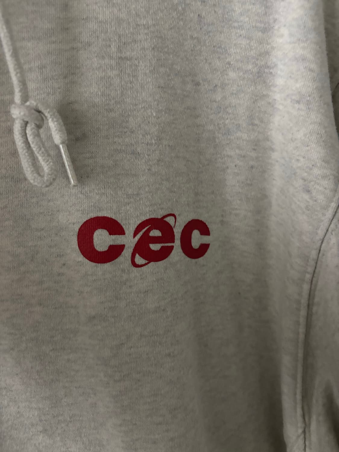 챈스챈스 멜란지 오버사이즈 기모 후드 M 하성운 착용 상품이미지9